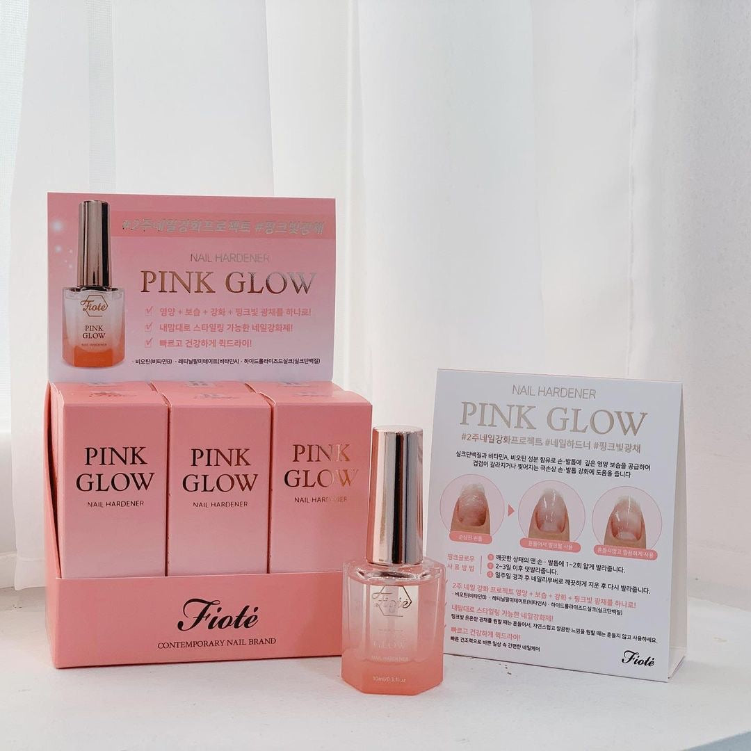 Fiote Pink Glow Nail Hardener